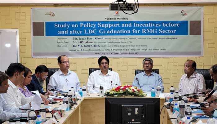 এলডিসি গ্র্যাজুয়েশন নীতি সহায়তা ও প্রণোদনার ওয়ার্কশপ