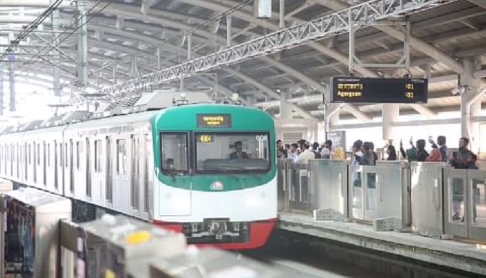 ৩১ মে থেকে ১২ ঘণ্টা চলবে মেট্রোরেল