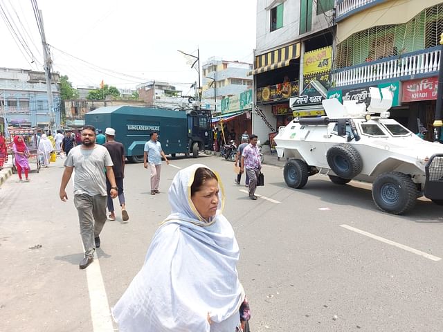 বিএনপির পদযাত্রা ঘিরে থমথমে রাজশাহী