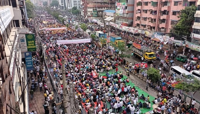 নয়াপল্টনে বিএনপির জনসমাবেশ শুরু