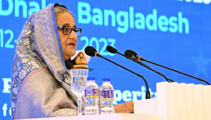হোটেল ইন্টারকন্টিনেন্টালে আইওসির উদ্বোধনী অনুষ্ঠানে প্রধানমন্ত্রী