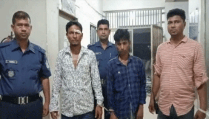 গৌরীপুরে চুরি যাওয়া অটোরিকশাসহ ২ চোর আটক