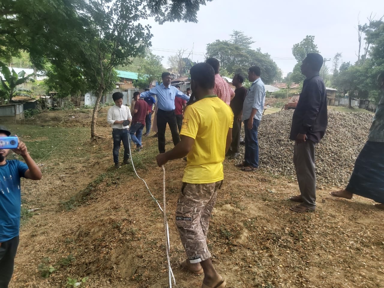 থানচিতে শেখ রাসেল মিনি স্টেডিয়ামের নির্মাণ কাজ শুরু
