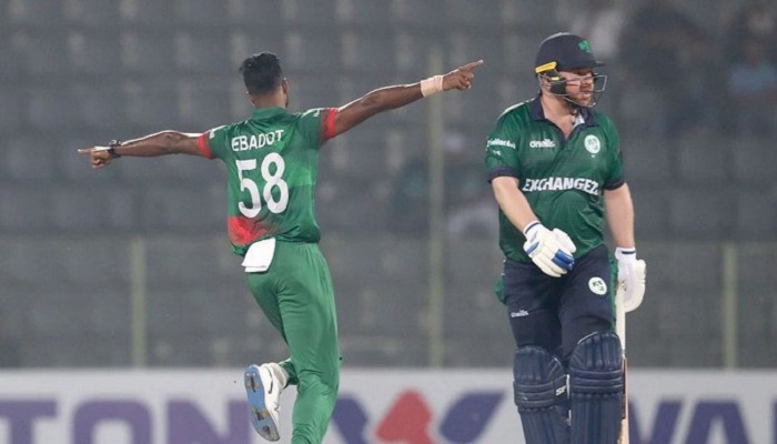 বৃষ্টিতে শেষ আয়ারল্যান্ডের স্বপ্ন
