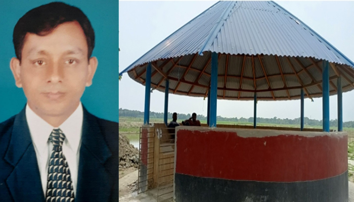 আলফাডাঙ্গায় নিজস্ব অর্থায়নে দৃষ্টিনন্দন বিশ্রামাগার নির্মাণ