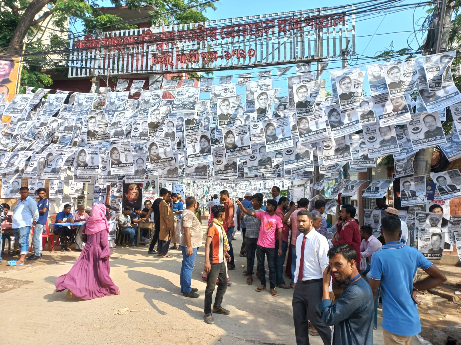 গাজীপুর সিটি নির্বাচনে ভোটগ্রহণ চলছে