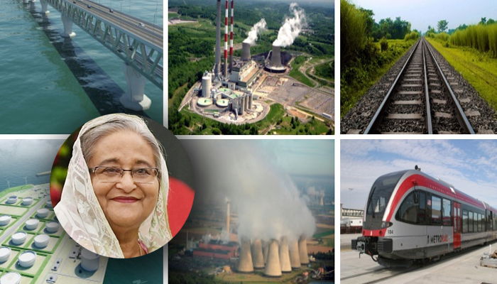 ১০ মেগা প্রকল্পের দুটি বাস্তবায়িত, আটটি দ্রুত এগিয়ে চলেছে