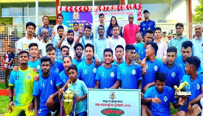 বাইশারীকে ১-০ গোলে হারিয়ে লামা সরকারি মাতামুহুরীর জয়