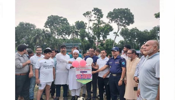 আলফাডাঙ্গায় বঙ্গবন্ধু ও বঙ্গমাতা গোল্ডকাপ ফুটবল টুর্নামেন্টে উদ্বোধন