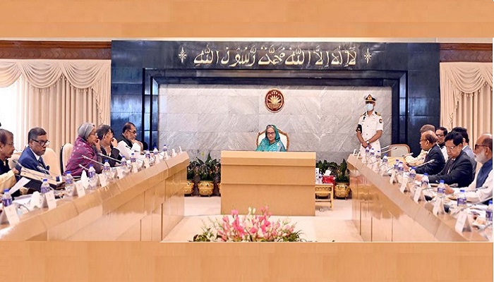প্রধানমন্ত্রীর সভাপতিত্বে মন্ত্রিসভার বিশেষ বৈঠক