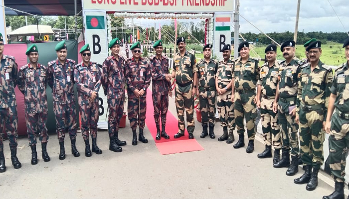 রামগড়ে বিজিবি-বিএসএফ সেক্টর কমান্ডার পর্যায়ের বৈঠক