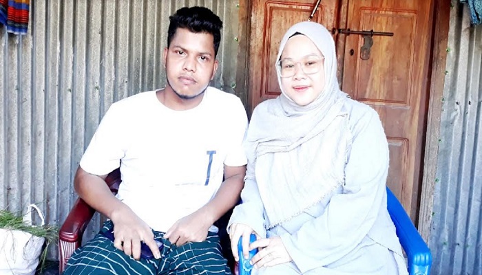প্রেমের টানে পাবনায় মালয়েশিয়ান তরুণী