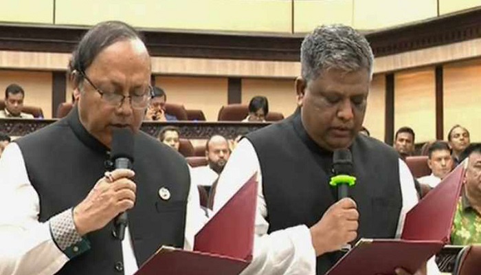 শপথ নিলেন রাজশাহী ও সিলেটের নবনির্বাচিত মেয়র