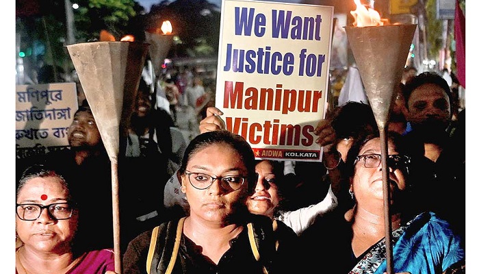 নারীকে বিবস্ত্র করার ঘটনায় মণিপুরে আরেক অভিযুক্ত গ্রেপ্তার