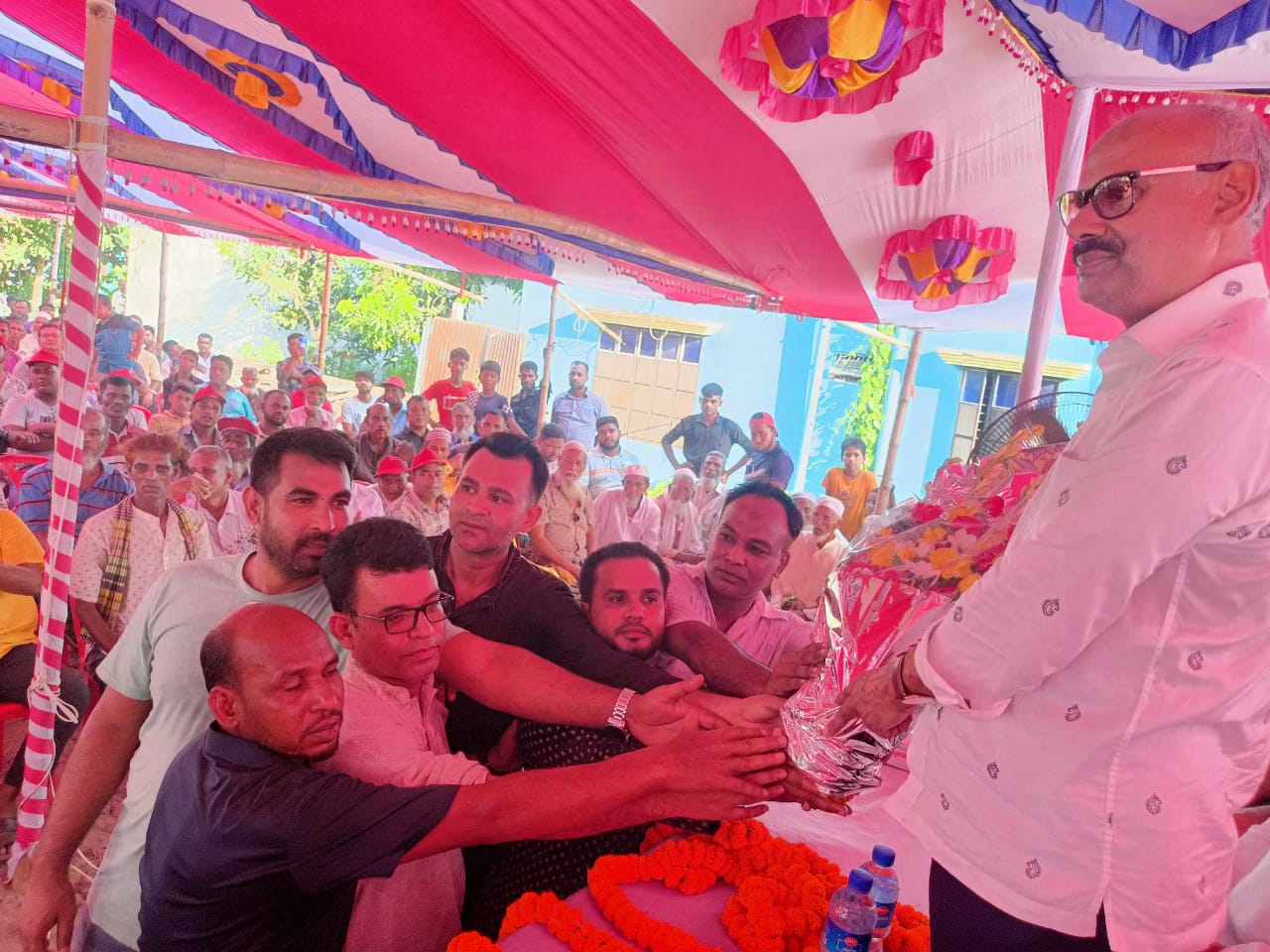 দ্বাদশ নির্বাচনকে ঘিরে মেঘনায় মতবিনিময় সভা