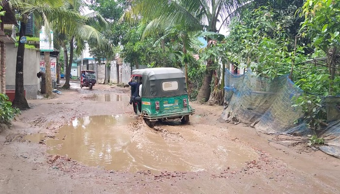 ক্ষত বিক্ষত দাউদকান্দির আঞ্চলিক সড়ক