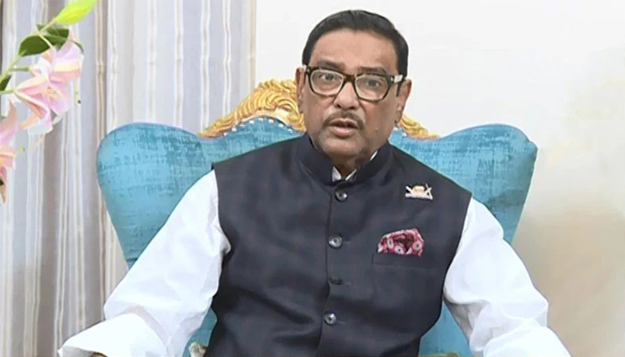 দেশের শান্তি বিনষ্ট হলে দায় বিএনপির: ওবায়দুল কাদের