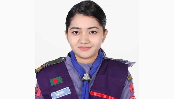 বিশ্ব স্কাউট জাম্বুরিতে জবি শিক্ষার্থী মারিয়া