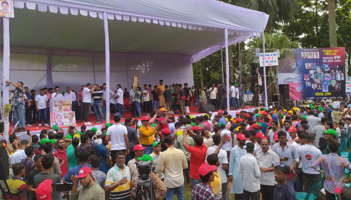সোহরাওয়ার্দী উদ্যানে বিএনপির তারুণ্যের সমাবেশ শুরু