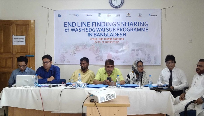 বরগুনার ৪০ শতাংশ পানিতে ব্যাকটেরিয়া