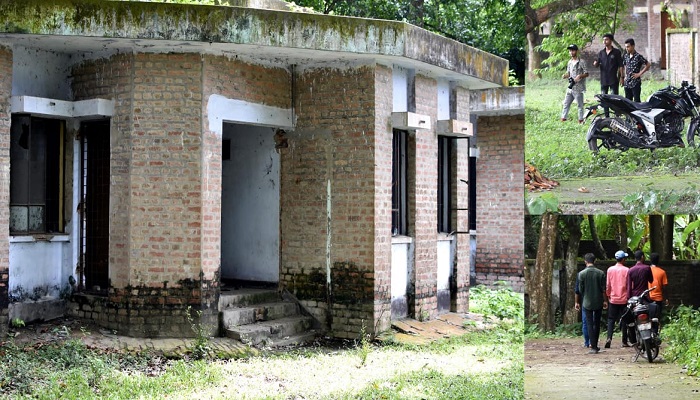 দেবহাটায় পরিত্যক্ত স্টাফ কোয়ার্টার যেন অপরাধীদের অভয়াশ্রম