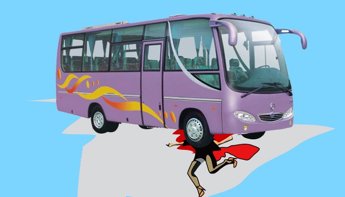 সালথায় বাসচাপায় প্রবাসী যুবকের মৃত্যু