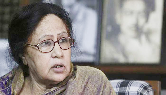 পান্না কায়সারকে শহীদ মিনারে শ্রদ্ধা রবিবার