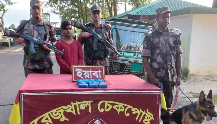 ২২ হাজার ইয়াবাসহ ১ মাদক পাচারকারী আটক