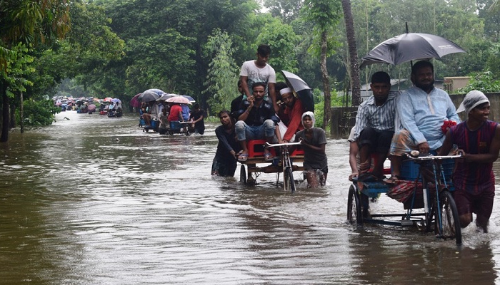 বন্যার পানিতে ডুবল কেন পাহাড়ি অঞ্চল