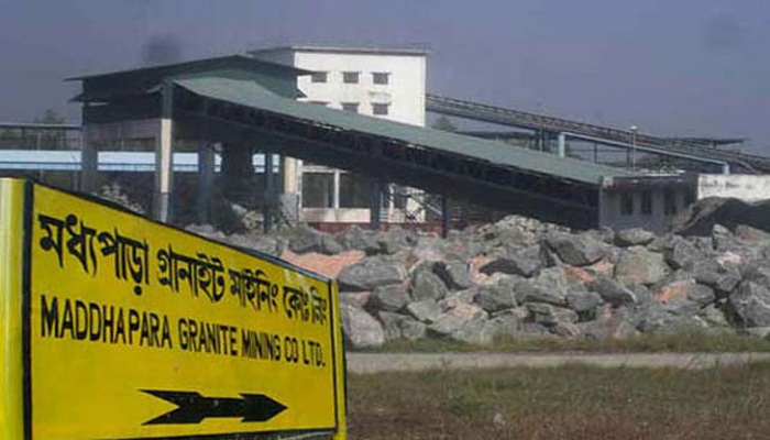 মধ্যপাড়া পাথরখনির উৎপাদন বন্ধের আশংকা