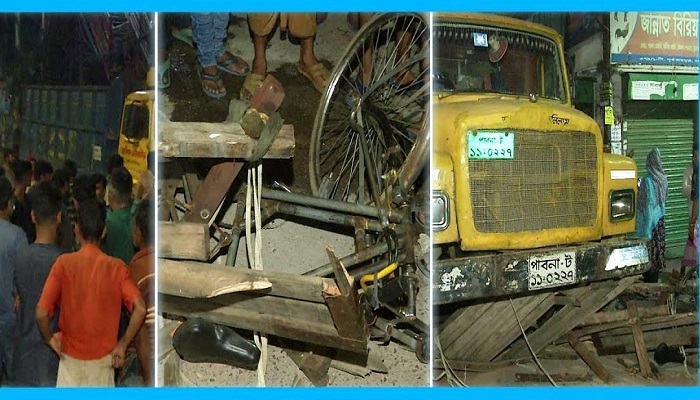 রামপুরায় ট্রাকচাপায় যুবক নিহত