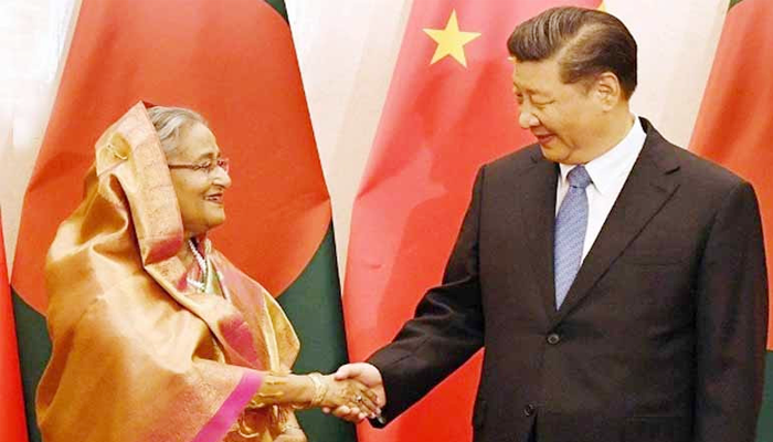 হাসিনা-জিনপিং বৈঠক অনুষ্ঠিত