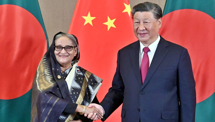 হাসিনা-জিনপিং বৈঠক অনুষ্ঠিত