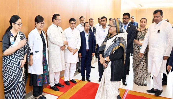 ব্রিকস সম্মেলনে যোগ দিতে ঢাকা ছাড়লেন প্রধানমন্ত্রী