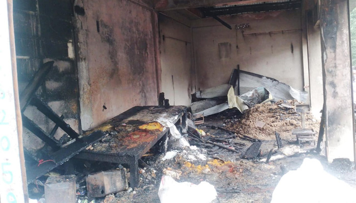 বানিয়াচংয়ে অগ্নিকাণ্ডে ২টি ব্যবসা প্রতিষ্ঠান পুড়ে ছাঁই