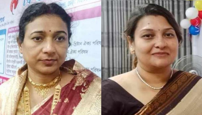 মহিলা ঐক্য পরিষদের ঢাকা দক্ষিণের সভাপতি শিখা, সম্পাদক ফাল্গুনী
