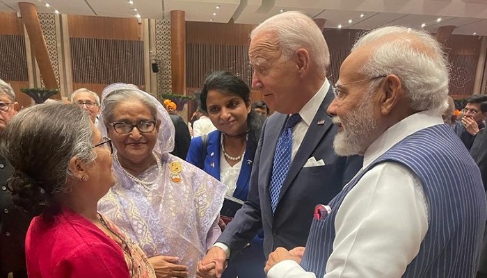 নৈশভোজে বঙ্গবন্ধুর দুই কন্যার সঙ্গে বাইডেন, মোদির কুশল বিনিময়