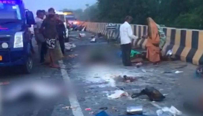 রাজস্থানে ট্রাকচাপায় ১১ বাসযাত্রী নিহত
