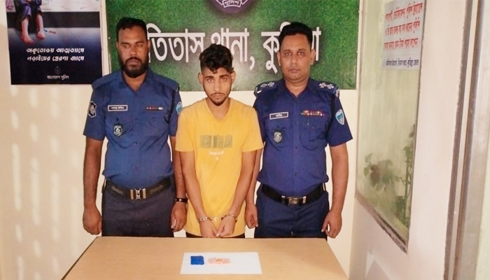 তিতাসে ১২০ পিস ইয়াবাসহ মাদক কারবারি আটক