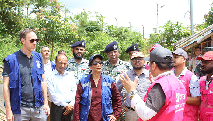 জাতিসংঘের সহকারী মহাসচিবের রোহিঙ্গা ক্যাম্প পরিদর্শন