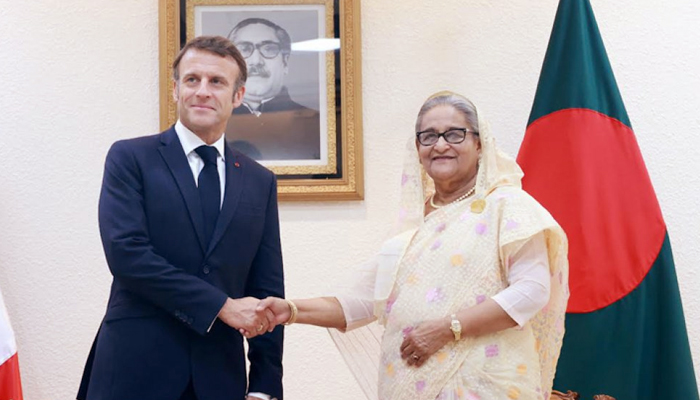 শেখ হাসিনাকে নিয়ে যা বললেন ম্যাক্রোঁ