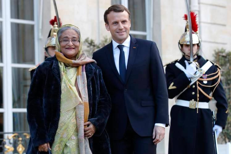 ম্যাক্রোঁর সঙ্গে আলোচনায় যেসব বিষয় গুরুত্ব পাবে