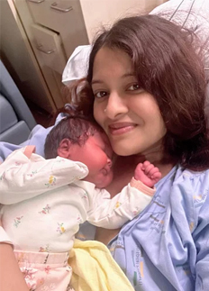 ক্যানসারের সঙ্গে লড়াই করেই মা হলেন সিঁথি