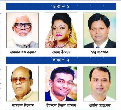 ঢাকা জেলার ৫ আসনে লড়াই হবে প্রার্থী বিবেচনায়