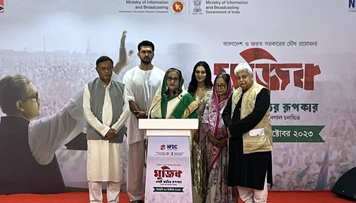 ‘মুজিব’ সিনেমার প্রিমিয়ার উদ্বোধন করলেন প্রধানমন্ত্রী