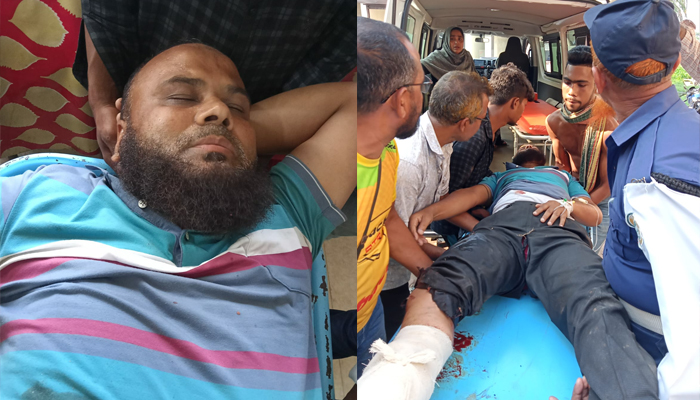 ঝালকাঠিতে সড়ক দুর্ঘটনায় পুলিশ সদস্য আহত