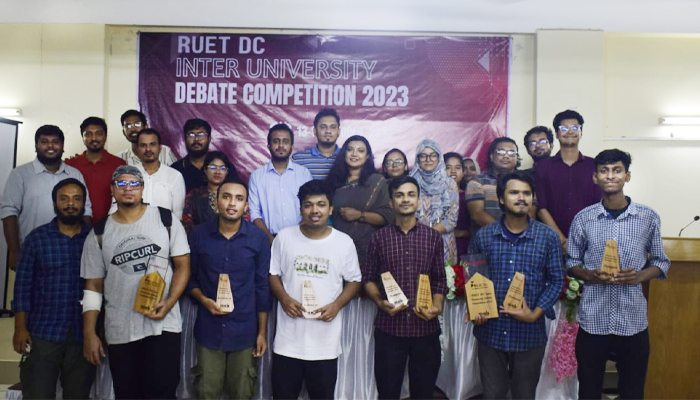 রুয়েটে দুদিনব্যাপী বিতর্কে জয়ী প্রিমিয়ার ইউনিভার্সিটি