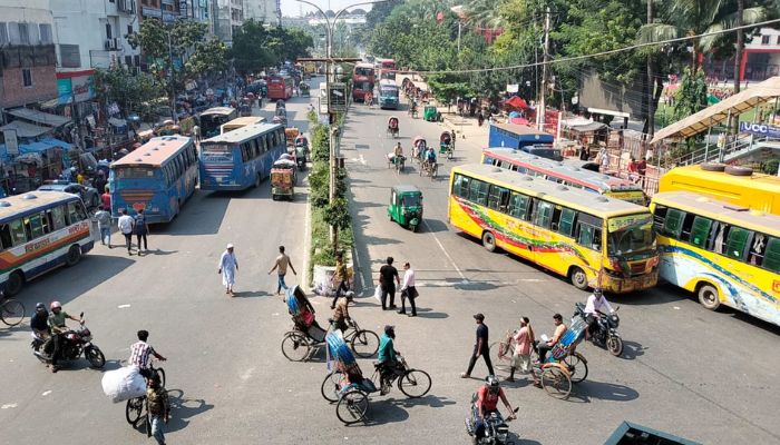 বিএনপির হরতালে রাজধানীর চিত্র