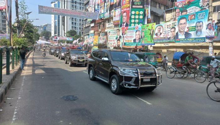 বিএনপির হরতালে রাজধানীর চিত্র