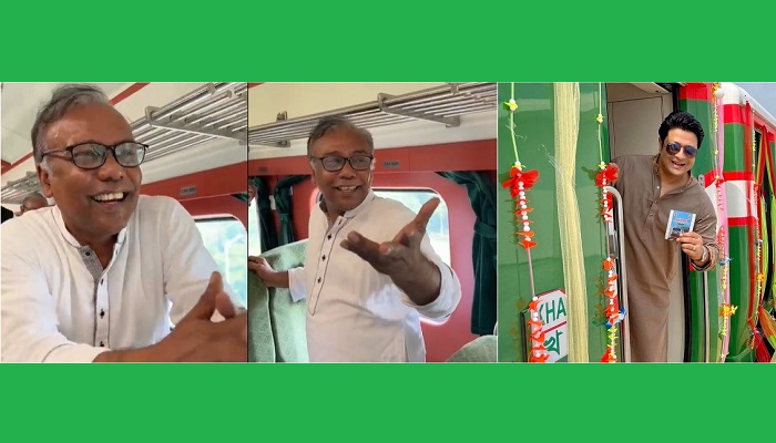ট্রেনে গাইলেন বাবু, ধন্যবাদ দিলেন ফেরদৌস